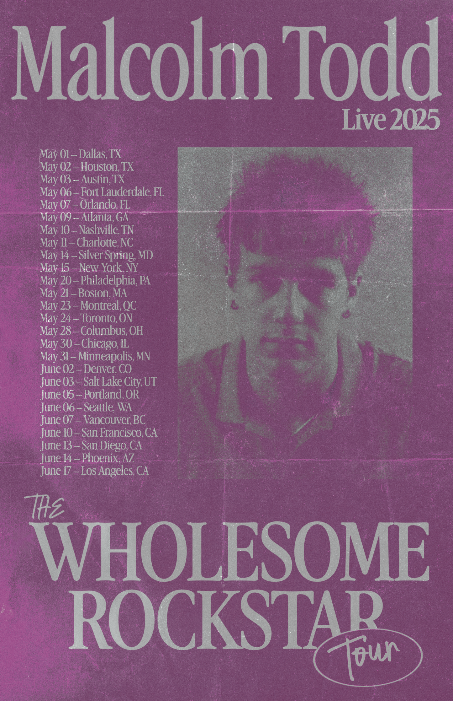 “WHOLESOMEROCKSTAR” Poster