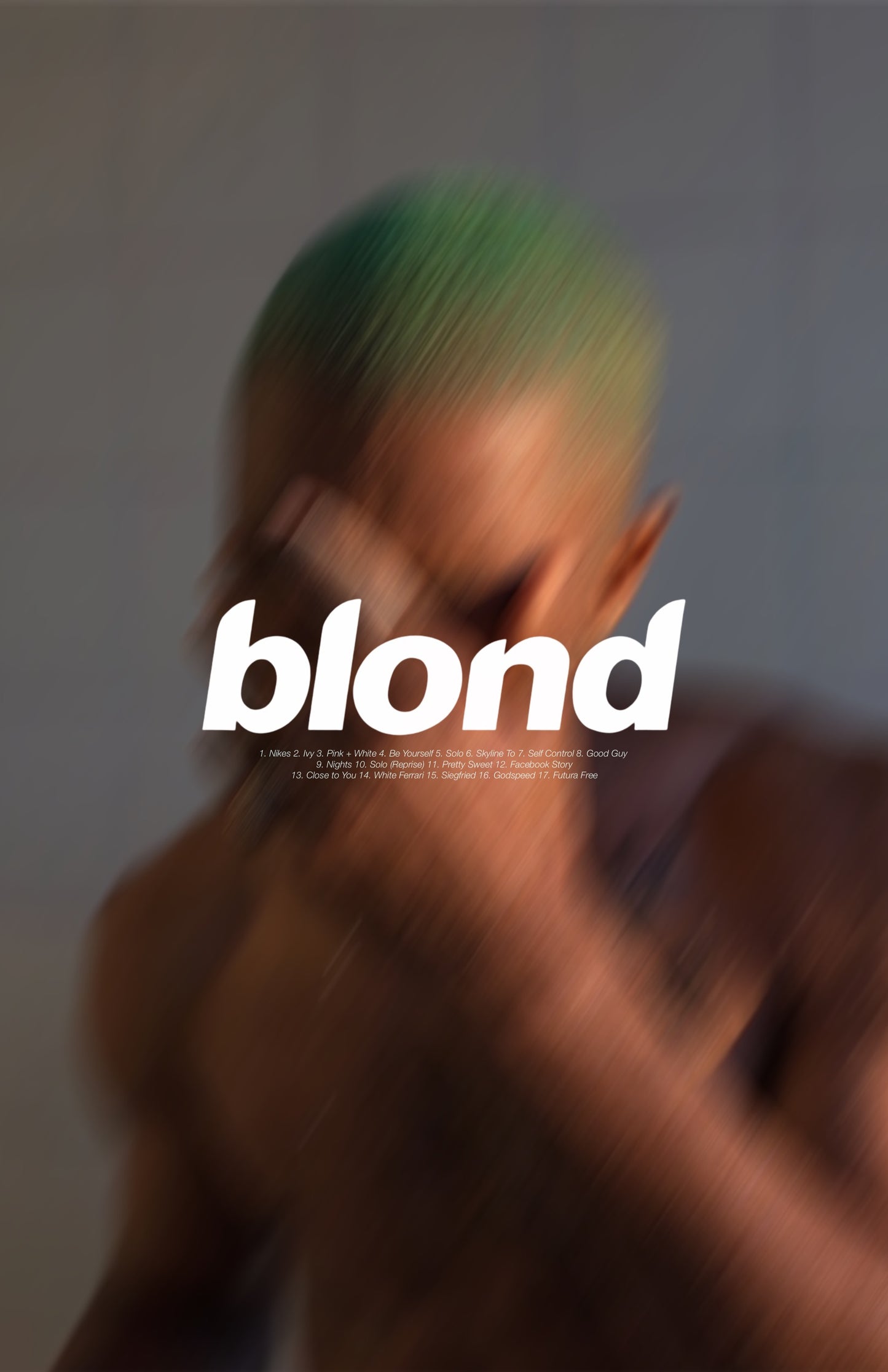 “BLOND distorted” Poster